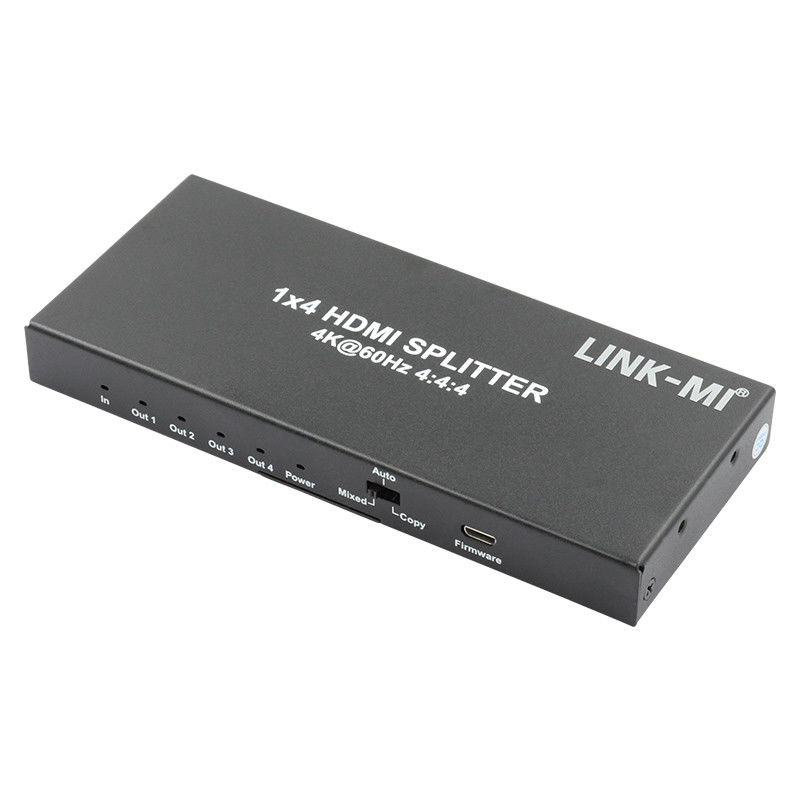 HDMI 2.0 HDMI 확장기 분할기 60Hz 1x4 지원 3D 18G HDR 1 In 4 아웃 AV 분할기