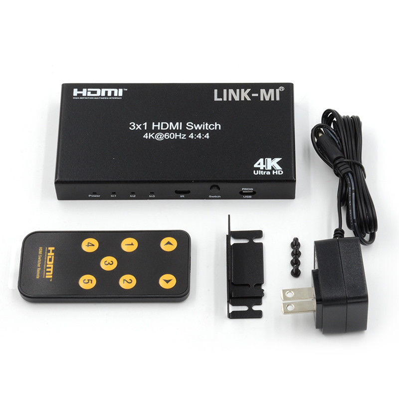 3X1 HDMI 2.0 스위치 HD 매트릭스 스위치 3X1 HDMI 스위치 3 포트 HDMI 스위치 1080P 20m