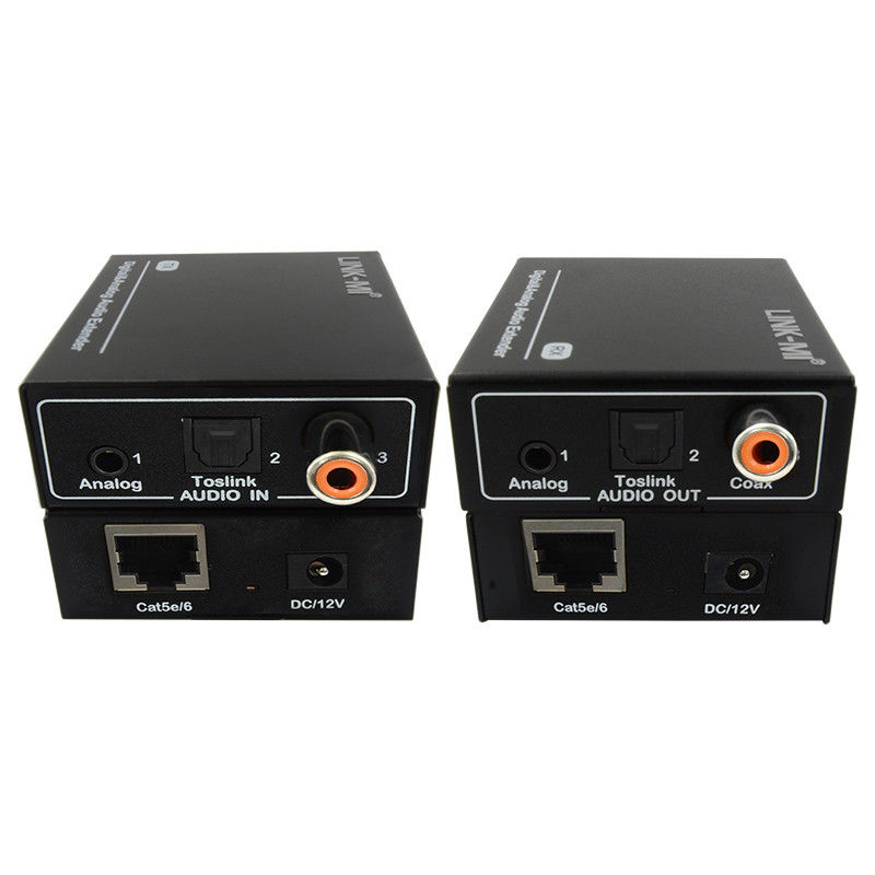 500m HDMI 오디오 추출기 디지털 아날로그 오디오 확장기 Cat5e Over Cat5e/6 케이블