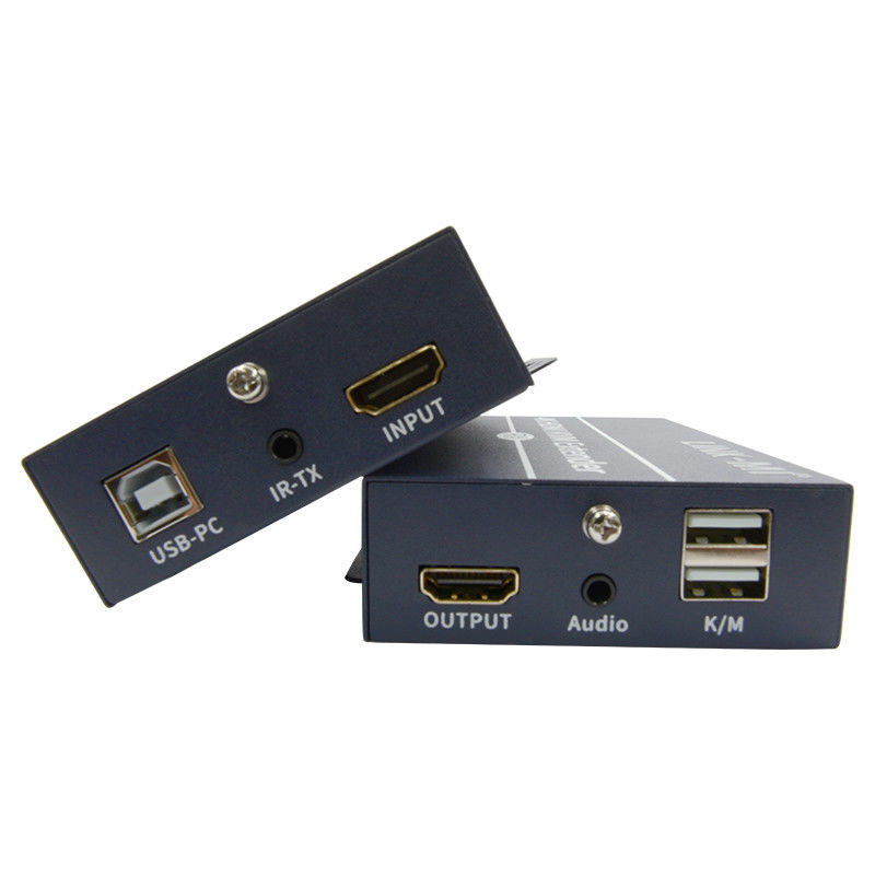 키보드 마우스를 위한 120m 4K KVM 확장기 HDMI Over Cat 6 / Cat6e 케이블