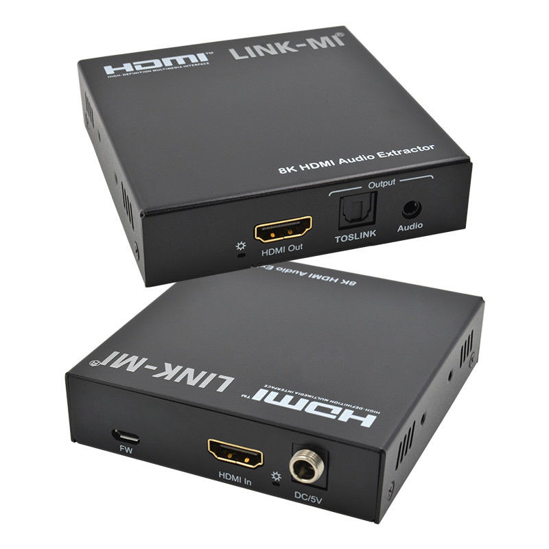 오디오 추출기 HDMI 2.1 오디오 스플리터 4k 지원 8K 60Hz YUV4:2:0 CEC