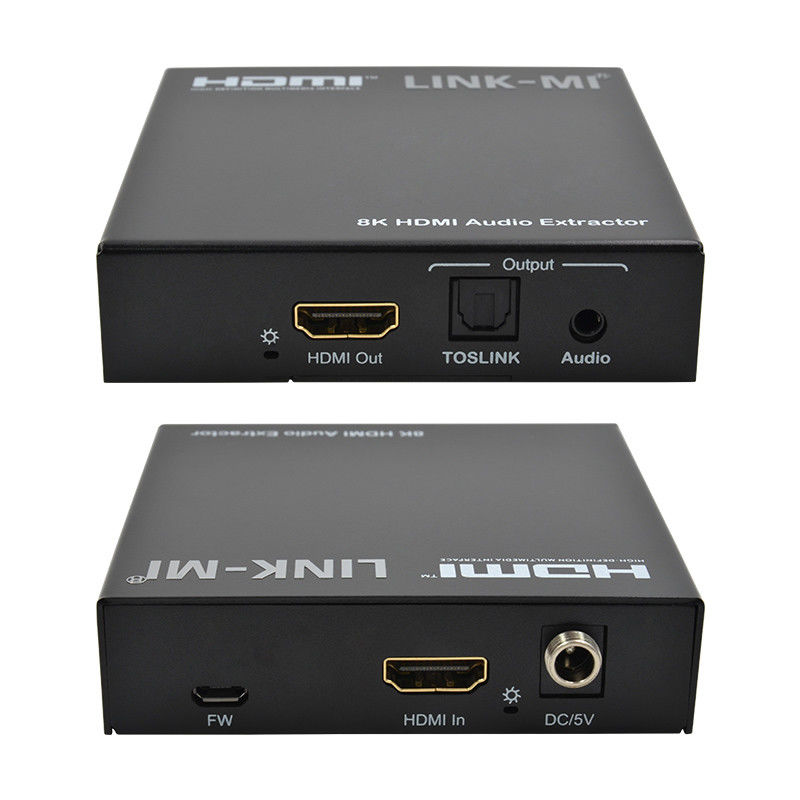 오디오 추출기 HDMI 2.1 오디오 스플리터 4k 지원 8K 60Hz YUV4:2:0 CEC