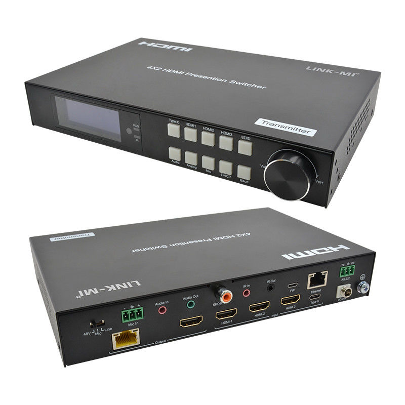 18Gbps 4K 비디오 HDMI 스위치 2.0 HDBaseT 스위치 HDMI 및 USB - C 입력