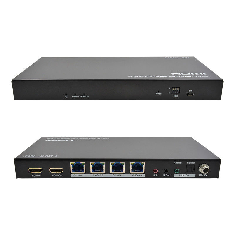 1x4 4K 무선 HDMI 스플리터 확장기 지원 60m 4K@60Hz AV 스플리터 RJ45
