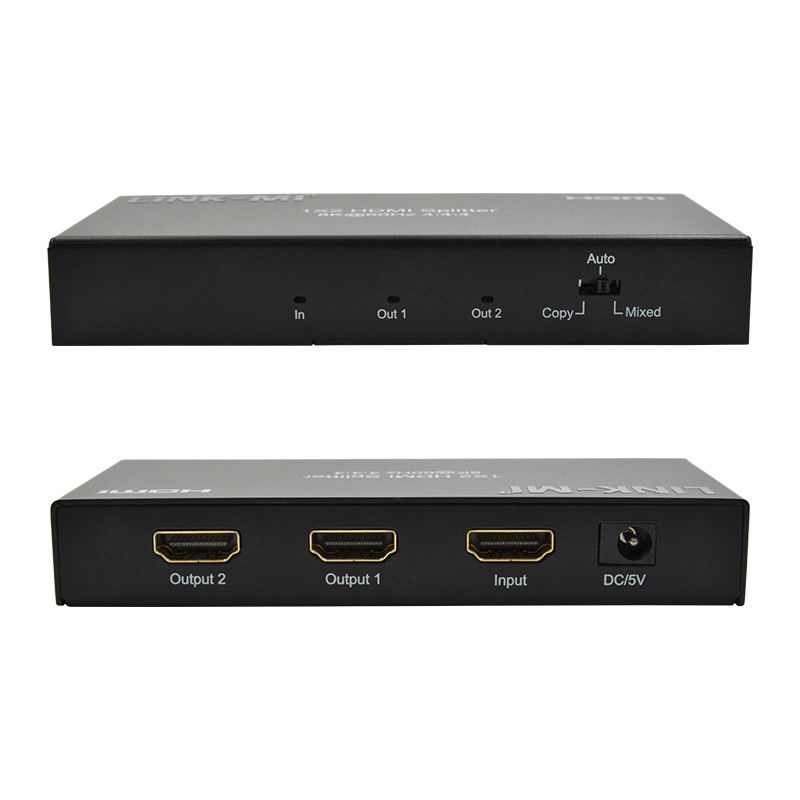 48Gbps HDMI 스플리터 8k 1x2 HDMI 확장기 지원 다운스케일러 HDR10 EDID HDCP22