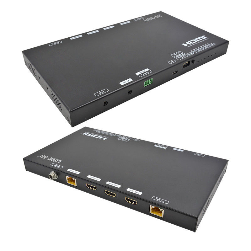 HDMI 확장기 70M AV 오버 IP HDMI 루프 아웃 IR RS232 4K60Hz 비디오 리피터