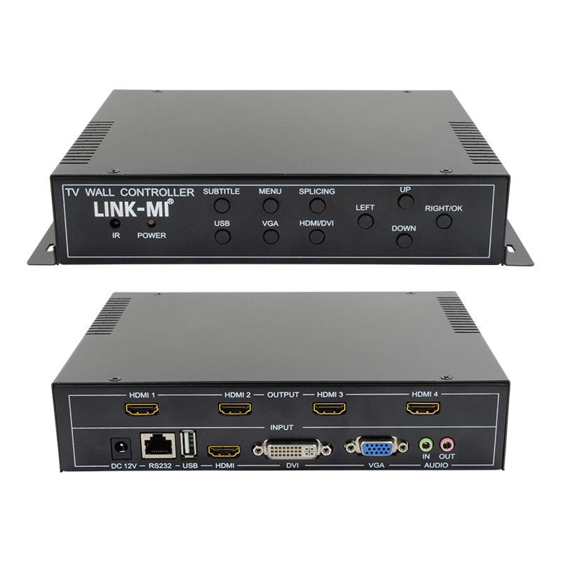 2X2 HDMI 비디오 벽 컨트롤러 지원 1X4 1X3 1X2 TV 스플라이싱 박스 4 화면