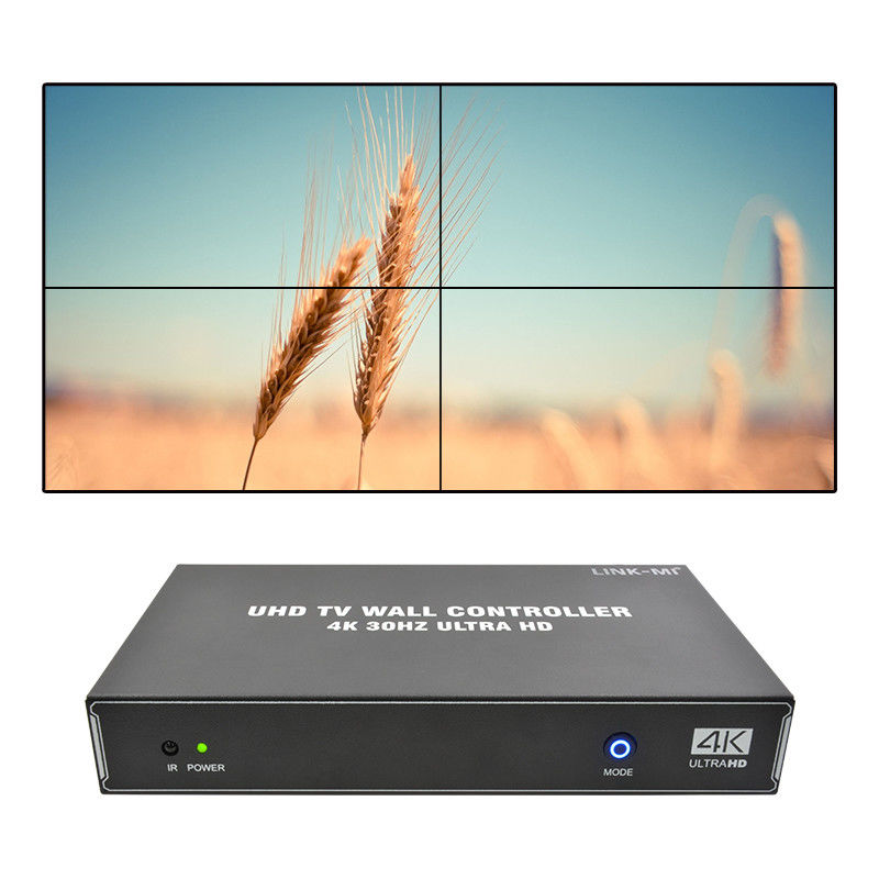 1X4 1X3 1X2 4K 비디오 벽 컨트롤러 30Hz 4 채널 HDMI TV 비디오 벽 프로세서 2x2