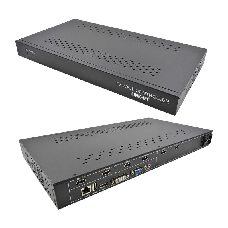 6 채널 HDMI 비디오 벽 컨트롤러 2X3 LED 벽 컨트롤러 6 개의 스플라이싱 TV