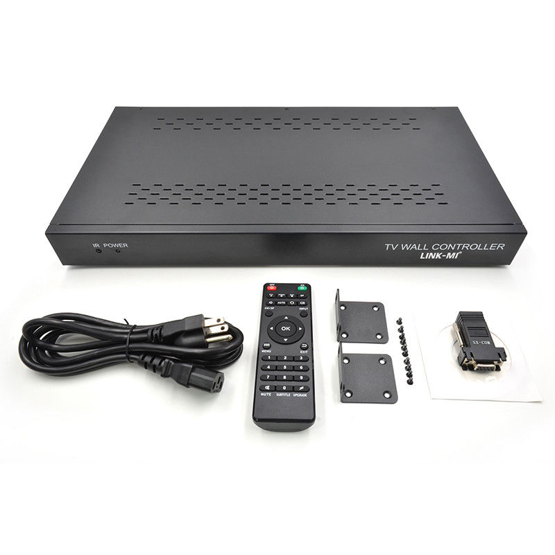 12 채널 3x3 2x2 TV 벽 컨트롤러 3x4 비디오 벽 디스플레이 컨트롤러 3.5mm