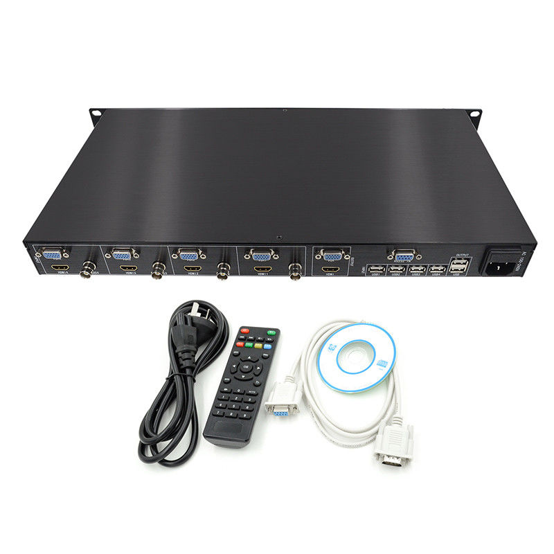 4인 1Out HD HDMI 멀티 뷰어 합성기 VGA CVBS HDMI 4x1 쿼드 멀티 뷰어