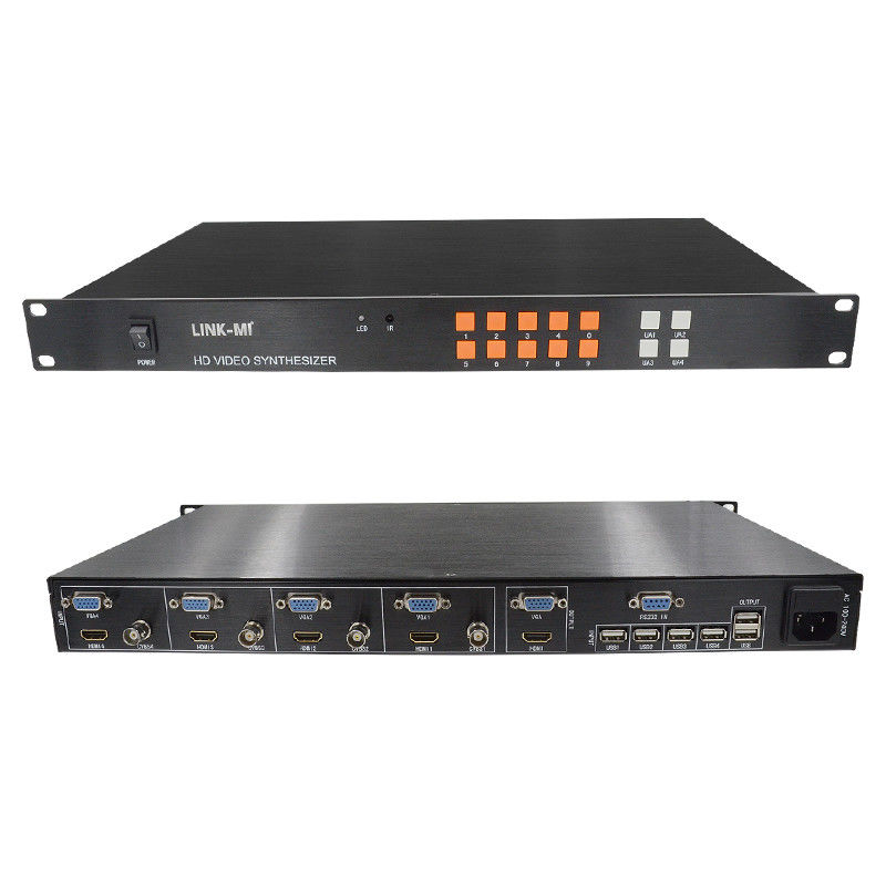 4인 1Out HD HDMI 멀티 뷰어 합성기 VGA CVBS HDMI 4x1 쿼드 멀티 뷰어