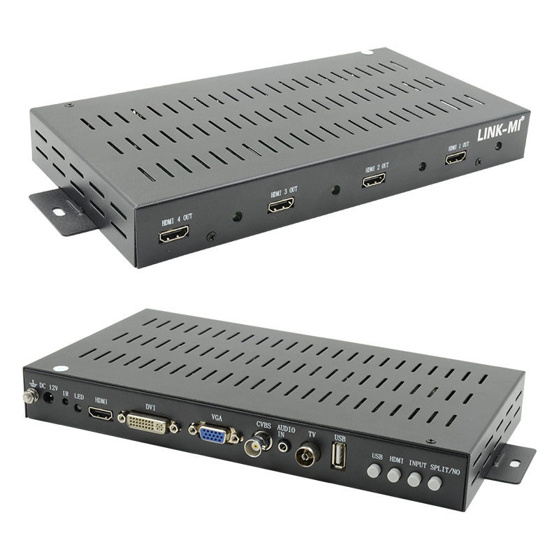 2X2 1X2 1X3 HDMI 비디오 벽 컨트롤러 1x4 1080P 90도 회전