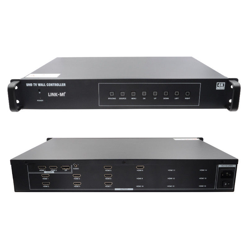 2X4 TV HDMI 벽 컨트롤러 4K 60Hz 2X3 비디오 벽 프로세서 2X2 8 화면 단위