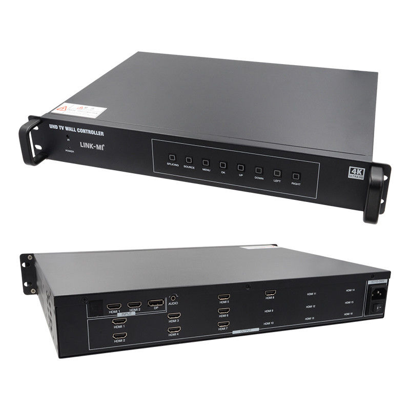 2X4 TV HDMI 벽 컨트롤러 4K 60Hz 2X3 비디오 벽 프로세서 2X2 8 화면 단위