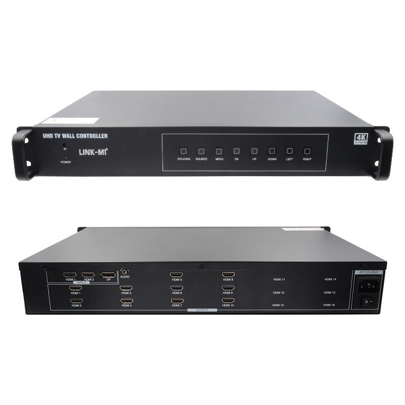 4K 비디오 월 스플리터 HDMI1 2x5 스플라이싱 HDMI2.0 HDMI1.4 DP 입력 4K@60Hz 4:4:4