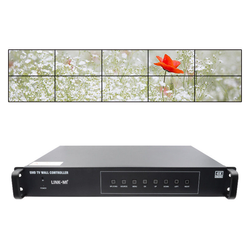 4K 비디오 월 스플리터 HDMI1 2x5 스플라이싱 HDMI2.0 HDMI1.4 DP 입력 4K@60Hz 4:4:4