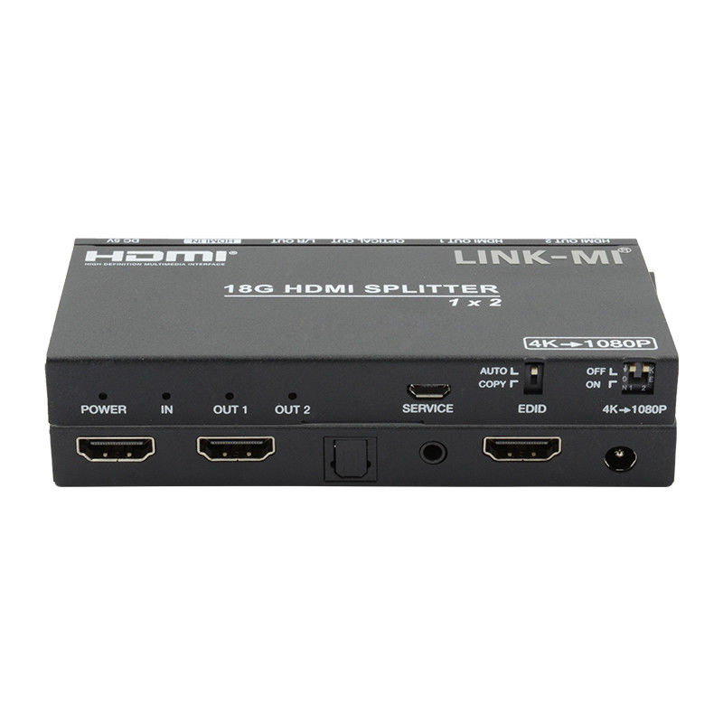 4K 2.0b 2 포트 HDMI 스플리터 4 HDCP 2.2COPY AUTO EDID HDMI 오디오 비디오 추출
