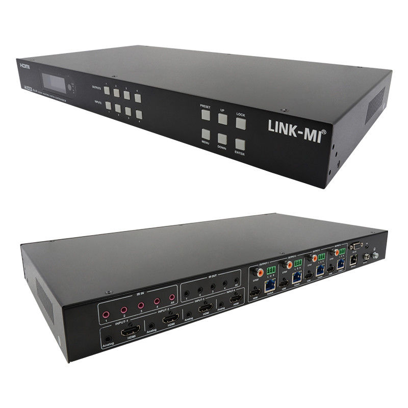 70m 4x4 HDMI 매트릭스 확장기 4 HDMI 루프 아웃 4K HDMI 매트릭스 스위치