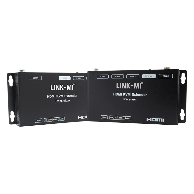 50M HDMI USB KVM 확장기 50m 100m 지원 듀얼 POC USB20