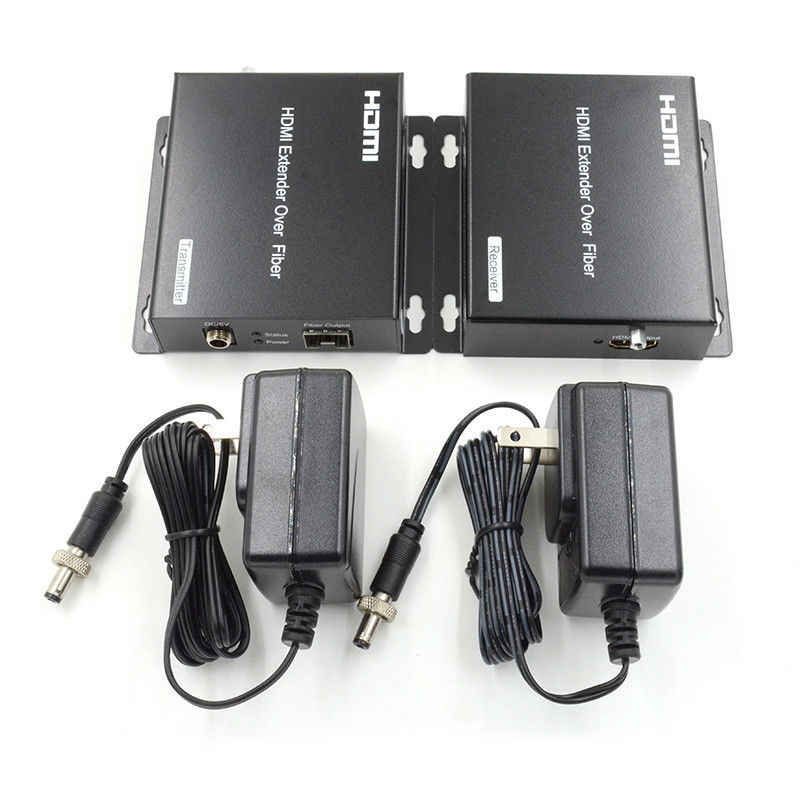 4K AV 오버 IP 섬유 HDMI KVM 확장기 USB RS232와 유니캐스트 멀티캐스트 지원