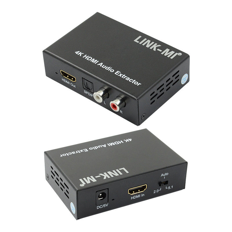 애플 TV 블루레이 플레이어용 2K 4K HDMI 오디오 추출기 3D EDID 지원
