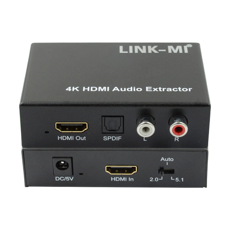 애플 TV 블루레이 플레이어용 2K 4K HDMI 오디오 추출기 3D EDID 지원