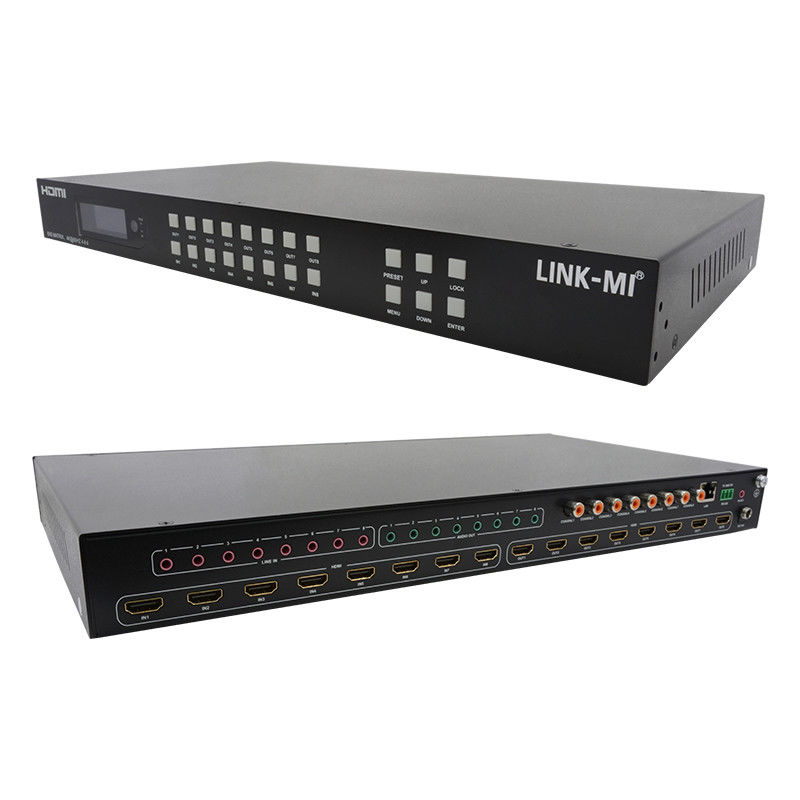 8x8 HDMI 매트릭스 4k Hdmi 스위처 아날로그 오디오 추출 지원 18Gbps HDR
