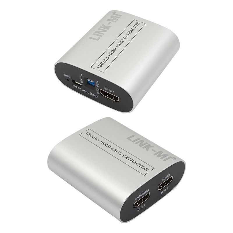 18Gbps HDMI 추출기 추출기 4K@60Hz CEC EDID HDMI EARC 오디오 추출기 변환기