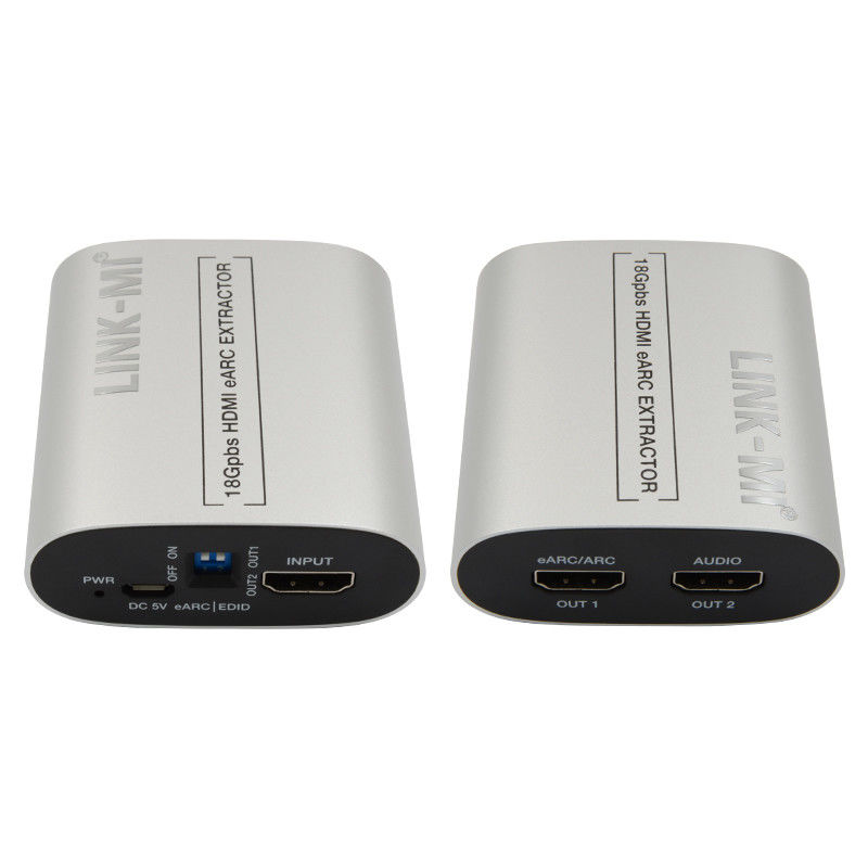 18Gbps HDMI 추출기 추출기 4K@60Hz CEC EDID HDMI EARC 오디오 추출기 변환기