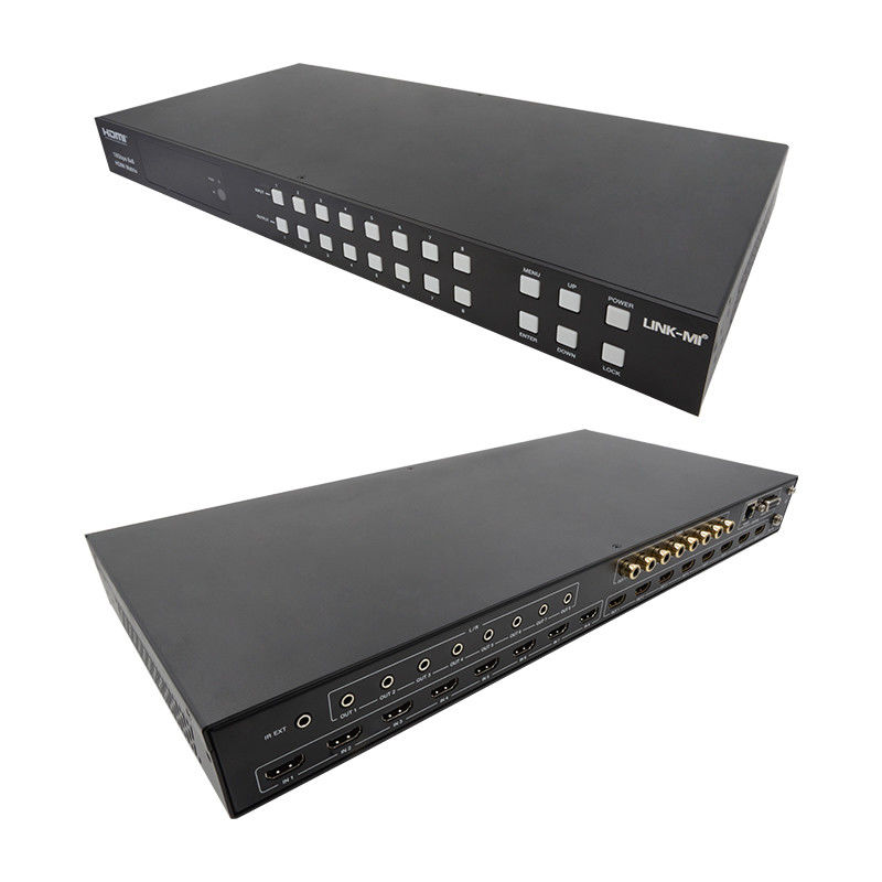 18Gbps 8x8 매트릭스 스위처와 ARC 기능 지원 4K2K 60Hz YUV 4:4:4
