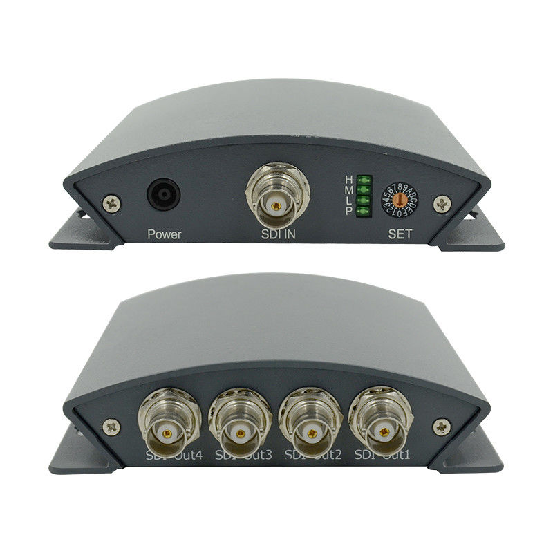 270Mbps SD SDI HDMI 변환기 SDI 스플리터 1x4 방송 3G HD SD 비디오 스플리터