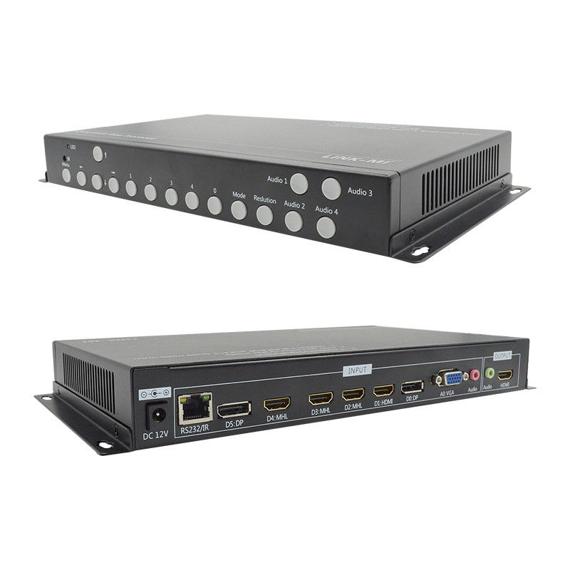 PIP POP HDMI 멀티 뷰어 4k 4x1 IR 리모컨 RS232 제어 센터 제어