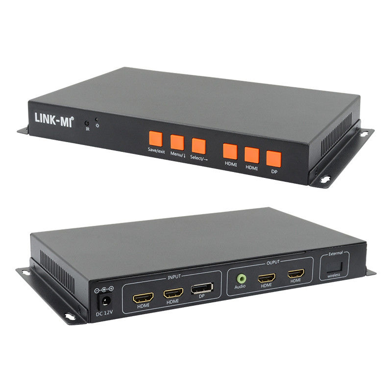 전화 화면 HDMI 비디오 벽 컨트롤러 90 180 270도 회전 HDMI 멀티 윈도우 프로세서
