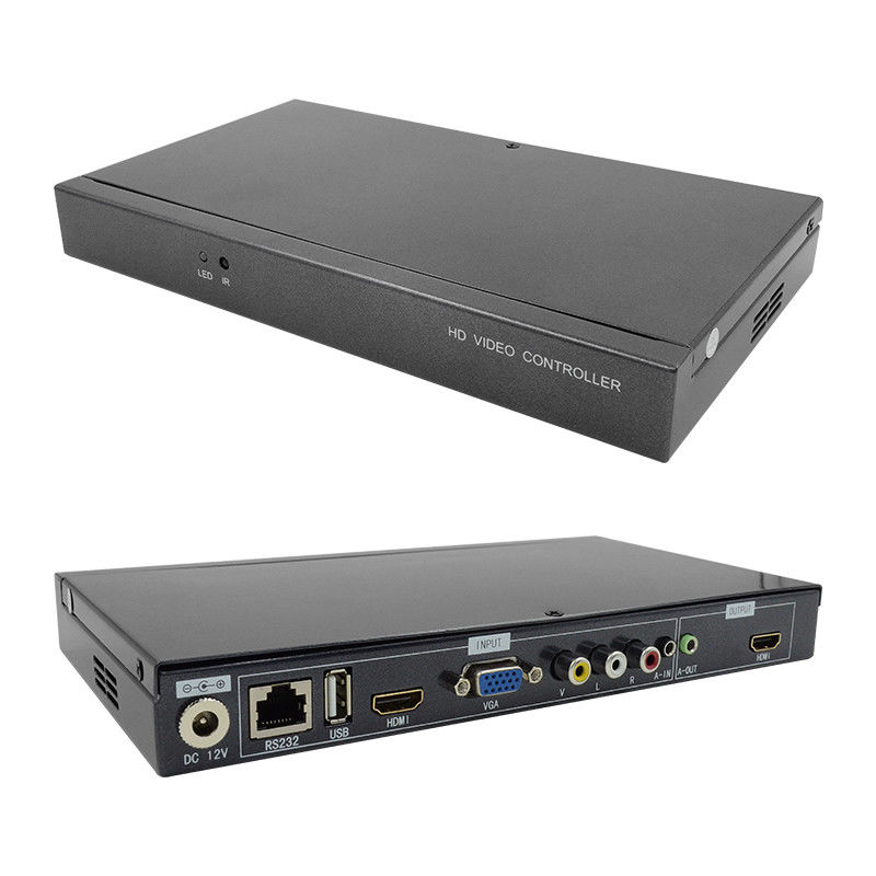 캐릭터 초상화 HDMI 비디오 벽 컨트롤러 캡션 애더 4인1 출력 HD 비디오 프로세서