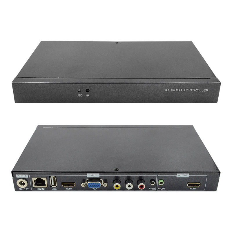 캐릭터 초상화 HDMI 비디오 벽 컨트롤러 캡션 애더 4인1 출력 HD 비디오 프로세서