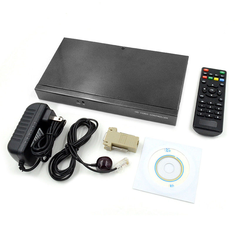 캐릭터 초상화 HDMI 비디오 벽 컨트롤러 캡션 애더 4인1 출력 HD 비디오 프로세서