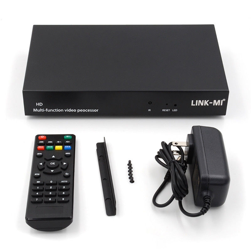 다국어 RS232 HDMI 비디오 벽 컨트롤러 HD 캡션 애더 HDMI 비디오 프로세서