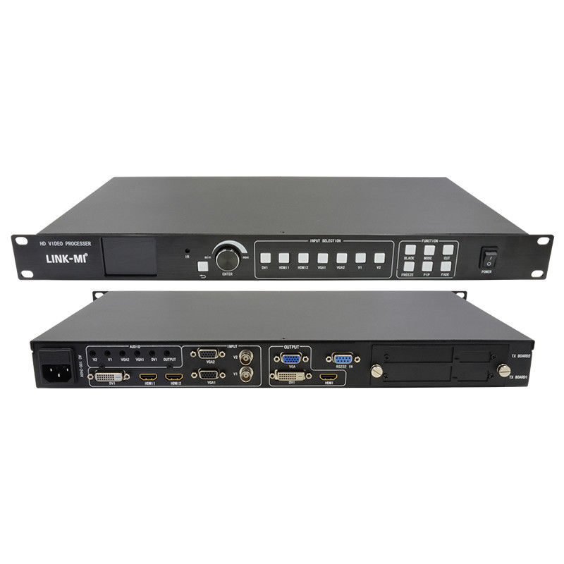 480i/P 576i/P HDMI 비디오 벽 컨트롤러 7 In 3 Out LED 비디오 프로세서