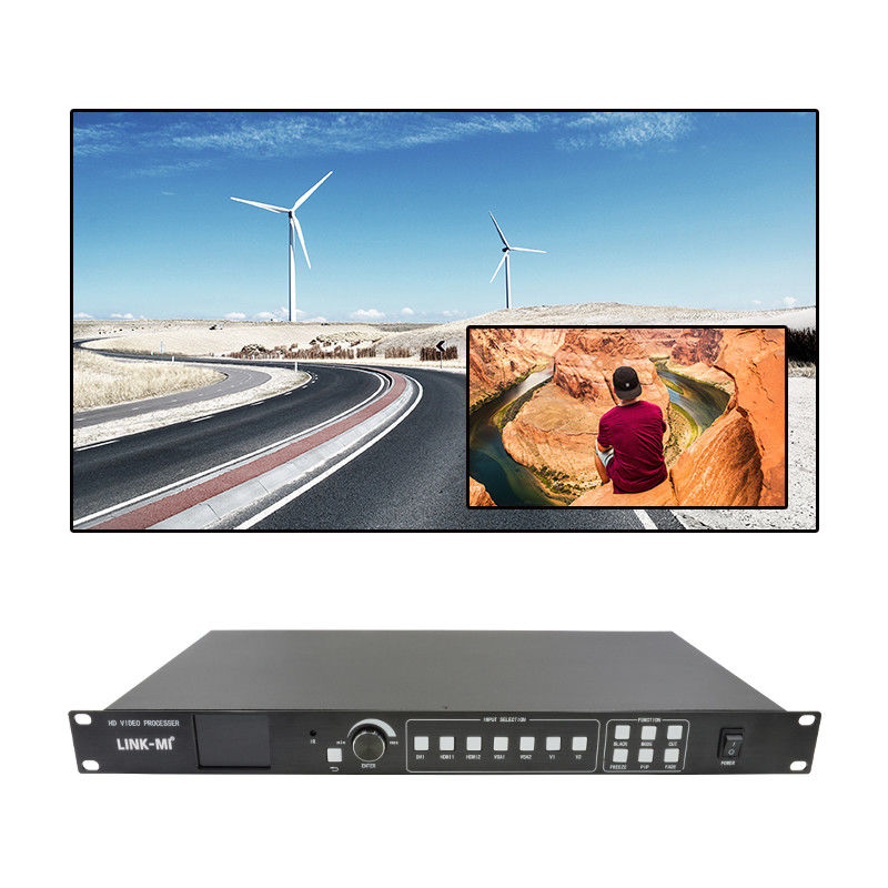 480i/P 576i/P HDMI 비디오 벽 컨트롤러 7 In 3 Out LED 비디오 프로세서