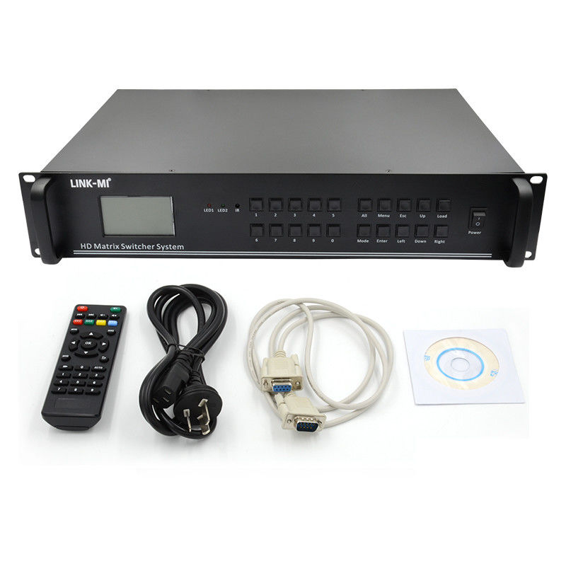 4K 비디오 오디오 매트릭스 8X8 HDMI 매트릭스 스위처 시스템 RS232 TCP/IP 원격 제어