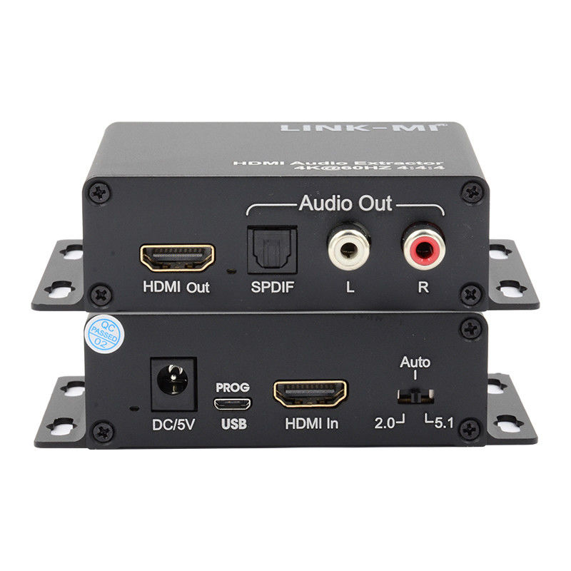 18Gbps 4K 1080P HDMI 오디오 추출기 지원 EDID 3D 애플 TV 위성 수신기