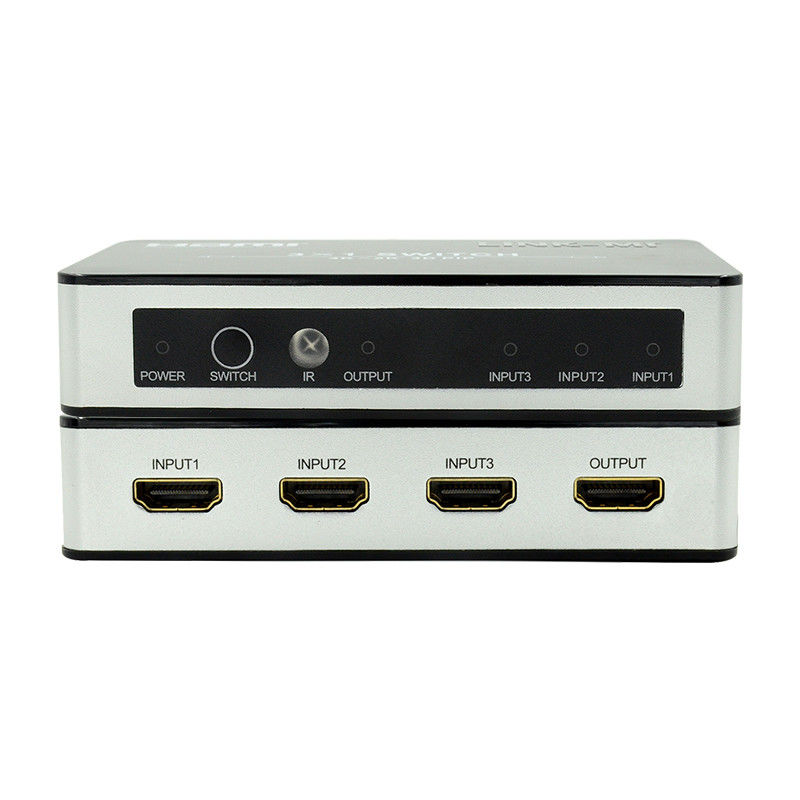 4K2K HDMI 스위치 3x1 HDMI 스플리터 5V 1A 지원 PIP 3D 3에서 1 비디오 스위치