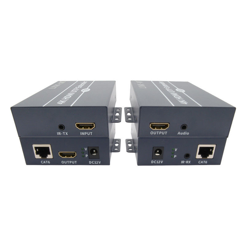 120m 4K HDMI Extender Over Cat6 Cat6e 케이블 HDMI 루프 아웃 IR 제어