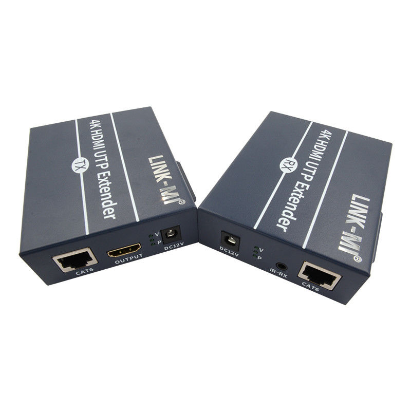 120m 4K HDMI Extender Over Cat6 Cat6e 케이블 HDMI 루프 아웃 IR 제어