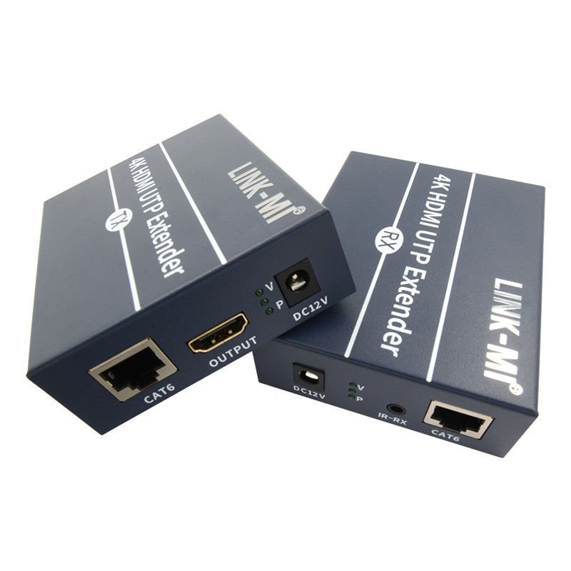 120m 4K HDMI Extender Over Cat6 Cat6e 케이블 HDMI 루프 아웃 IR 제어