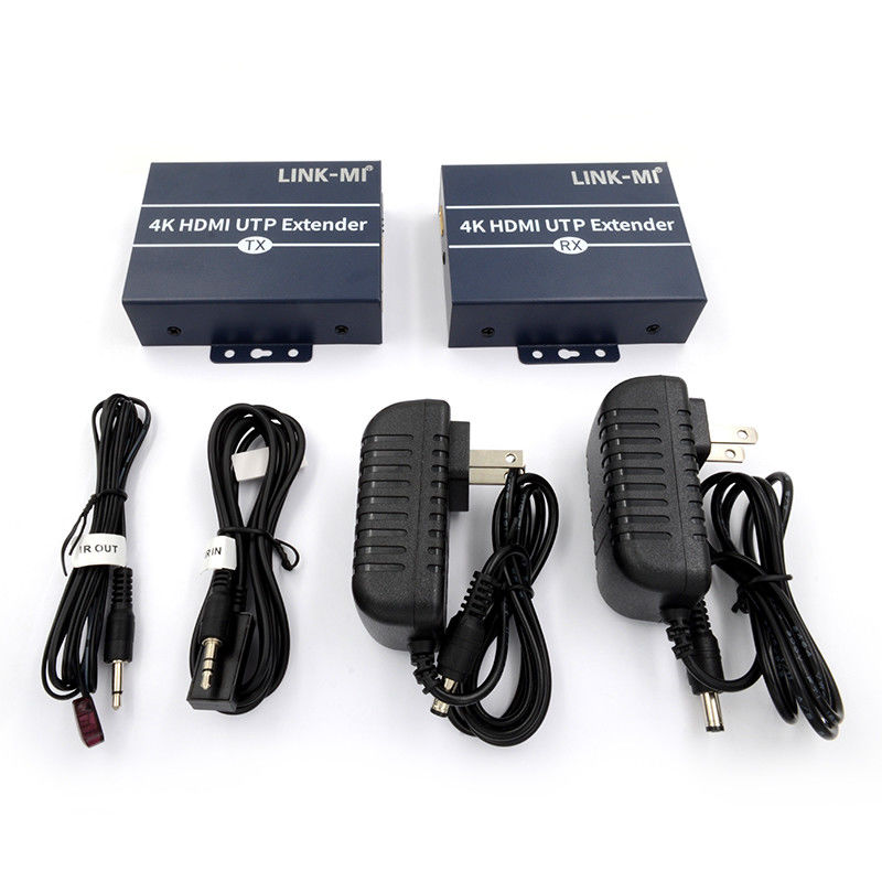 120m 4K HDMI Extender Over Cat6 Cat6e 케이블 HDMI 루프 아웃 IR 제어