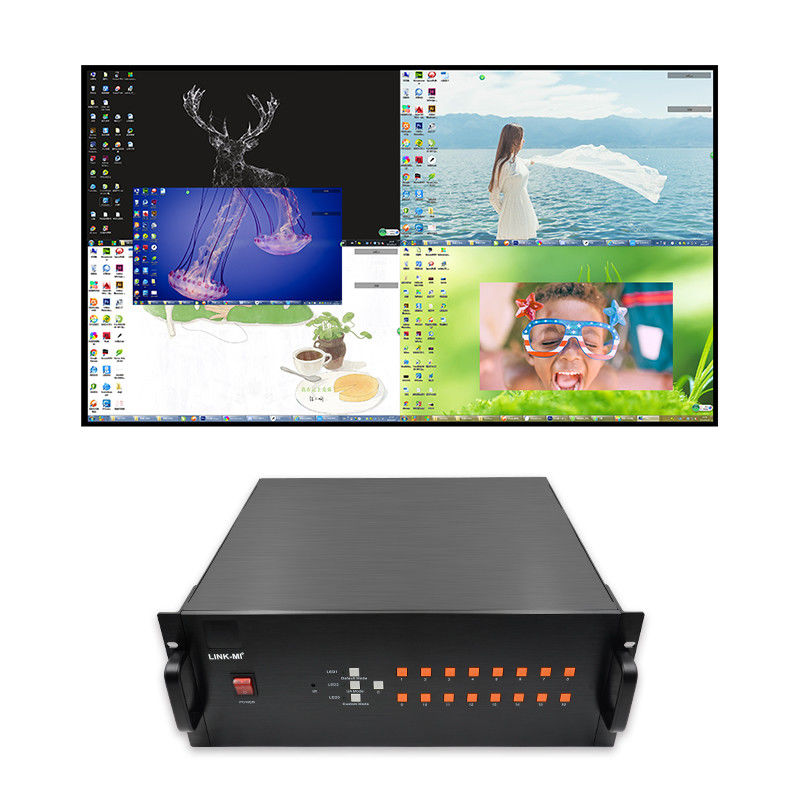 6x1 HDMI 멀티 뷰어 VGA CVBS 6 In 1 Out 4k 멀티 뷰어 합성기 1080P