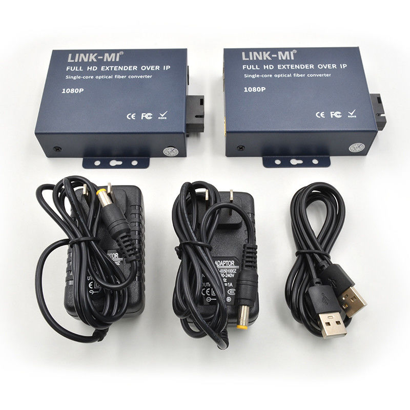 20KM HDMI 확장기 1080P SC/FC 섬유 모듈을 위한 루프 아웃과 함께