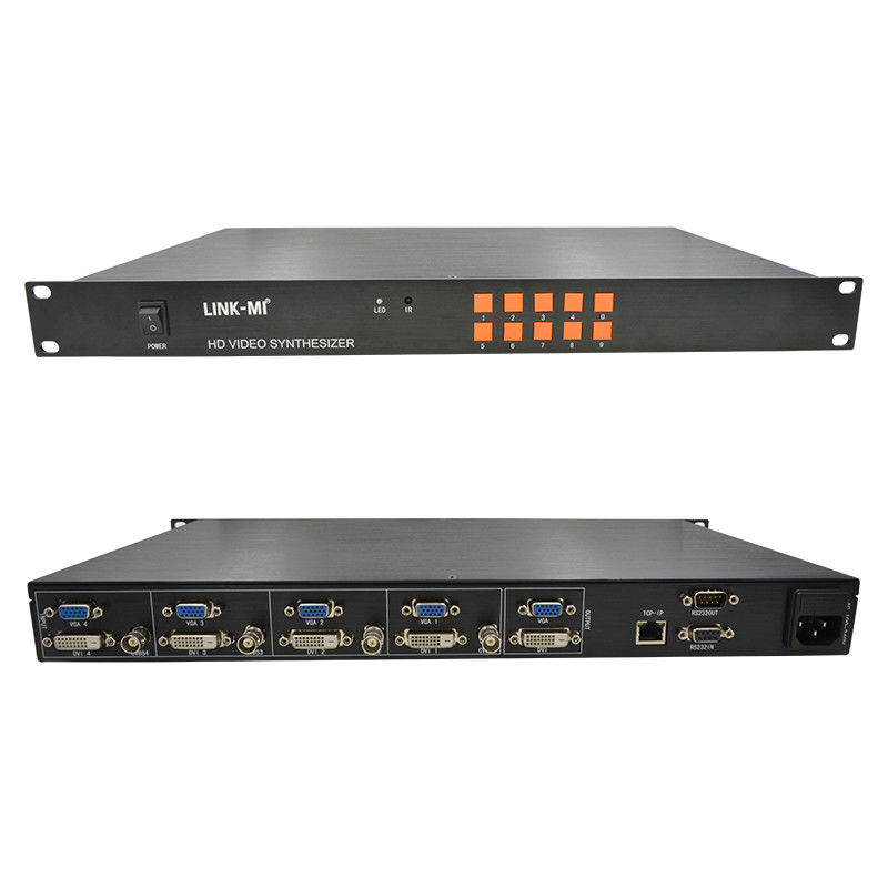 HD 4x1 HDMI 멀티 뷰어 TCP/IP 1080P 하드웨어 비디오 합성기 RS232